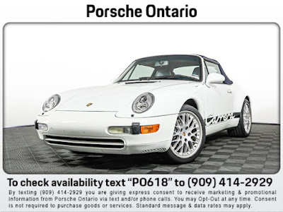 1996 Porsche 911 Cabriolet w/6-speed manual