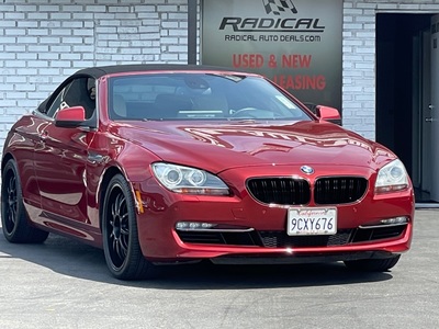 2012 BMW 6 Series 650i Convertible RWD