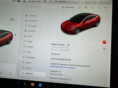 2018 Tesla MODEL 3 Long Range AWD