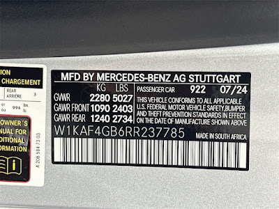 2024 Mercedes-Benz C-Class C 300