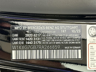 2024 Mercedes-Benz S-Class S 580