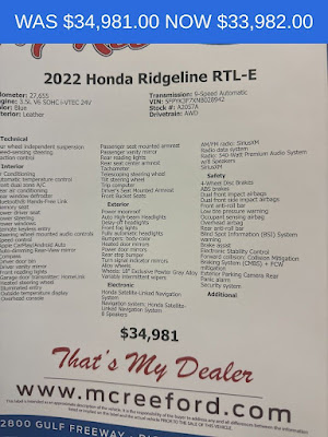 2022 Honda Ridgeline RTL-E