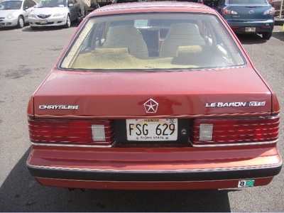1985 Chrysler LeBaron GTS Sedan